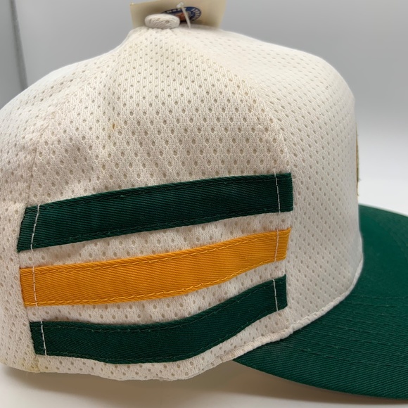 Vintage 90s Team NFL Green Bay Packers G Logo Striped Snapback Hat WITH TAGS! - Picture 6 of 15